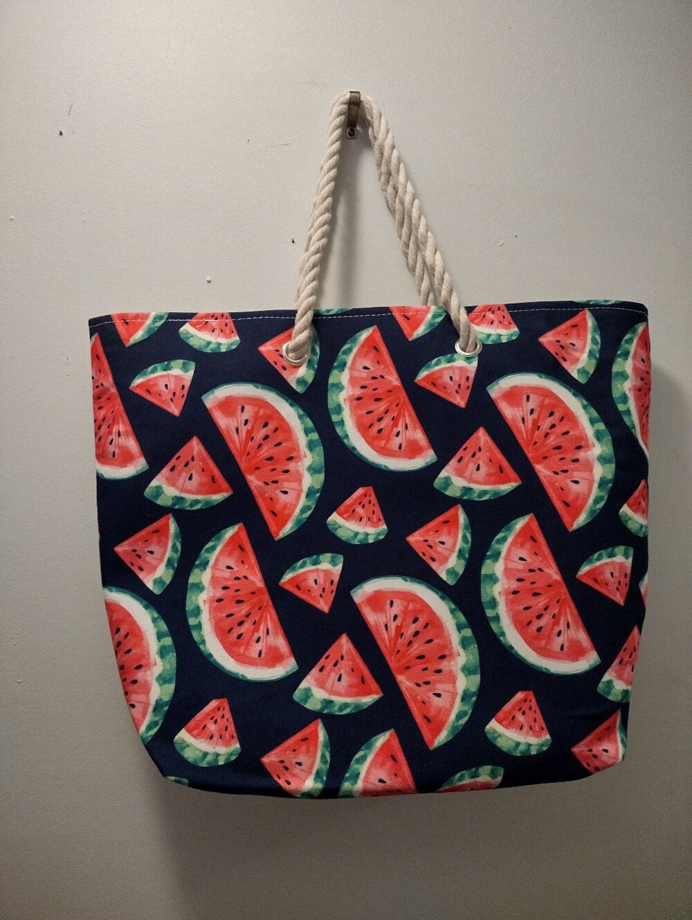 Beach Bag With Wrist Bag